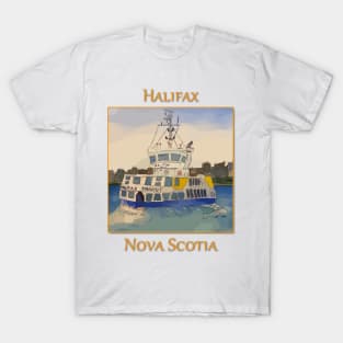 Ferry Boat in Halifax Nova Scotia Canada T-Shirt